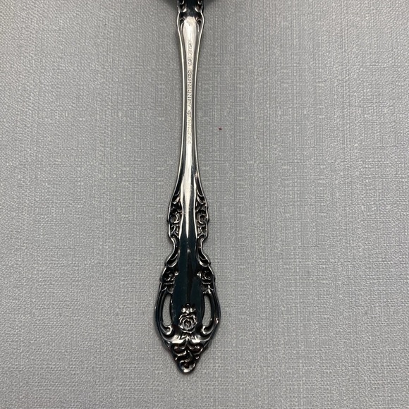 Oneida Community BRAHMS Stainless Glossy Rose Flatware Salad Fork - Picture 4 of 7